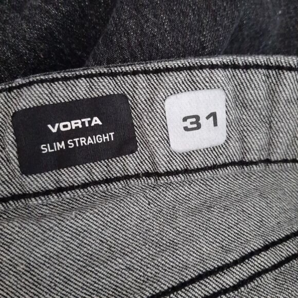 VOLCOM Vorta Slim Straight Fit Vintage Black Jeans Men's Sz 31 - Picture 12 of 13